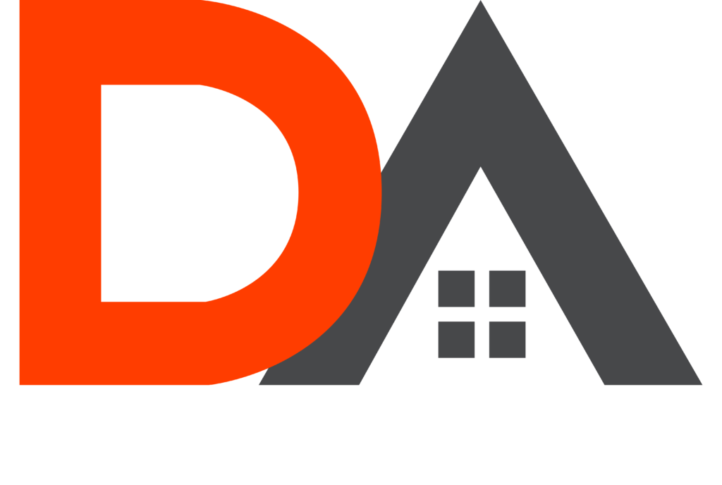 DA Hardwood Flooring Logo - Hardwood, Carpet and LVP Flooring Installation and Repair in the USA